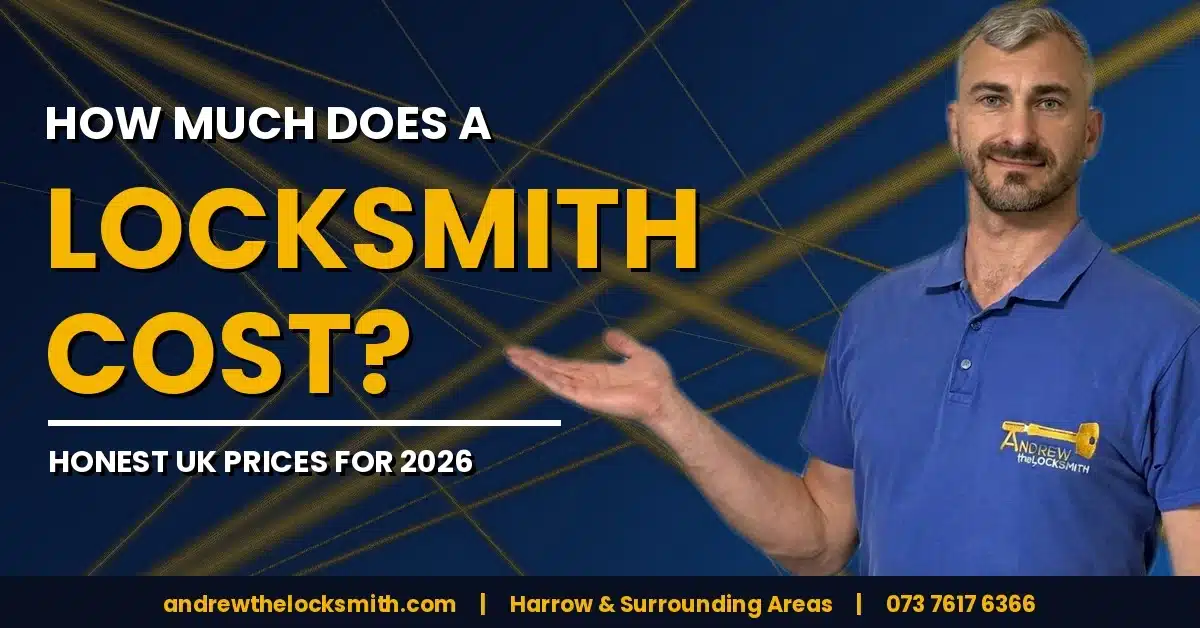 How much does a locksmith cost? Honest UK locksmith prices for 2026 — Andrew the Locksmith, Harrow.