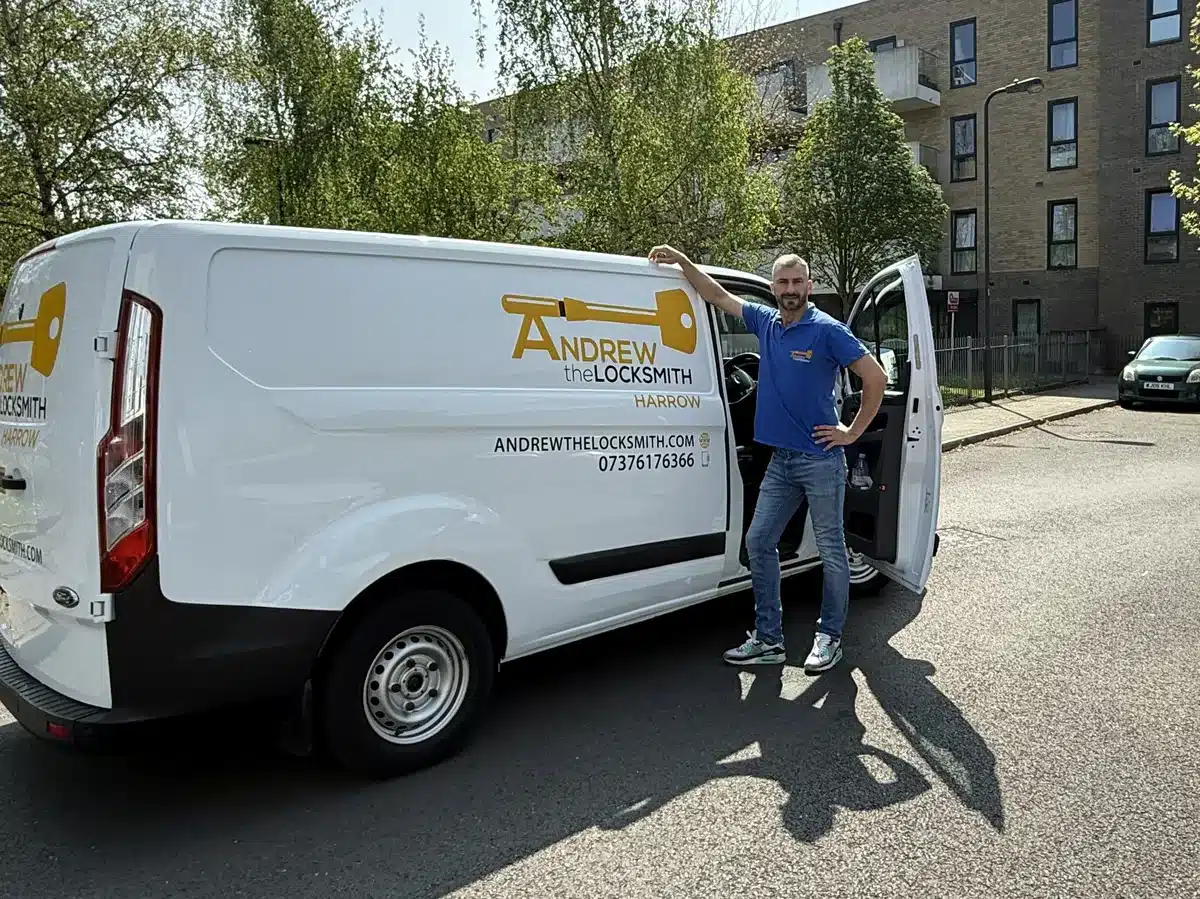 Andrew the Locksmith van — commercial locksmith covering Harrow